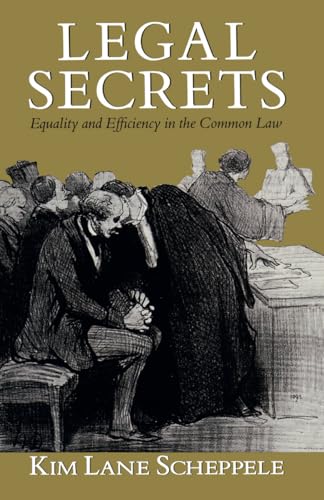 Book cover: "Legal Secrets" with a sketch of historical legal figures.