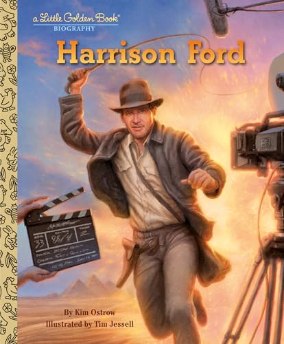 Book cover featuring an illustration of Harrison Ford as Indiana Jones on a film set.