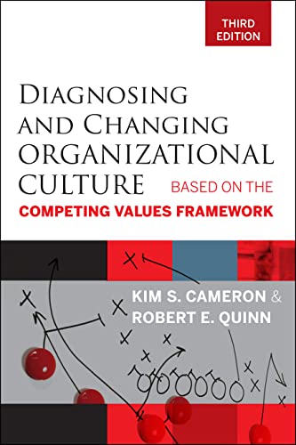 Book cover: "Diagnosing and Changing Organizational Culture" by Cameron & Quinn.