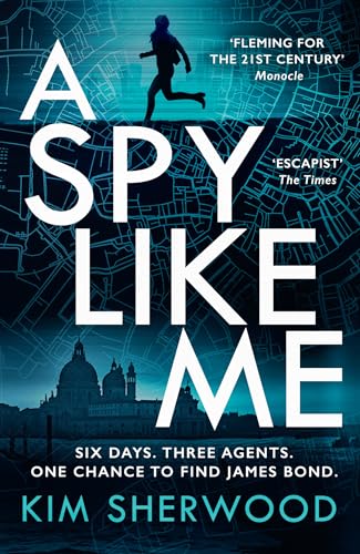 Book cover featuring a silhouette running against a blue map and city skyline.