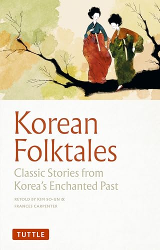 Book cover with illustration of two women in traditional Korean dress.