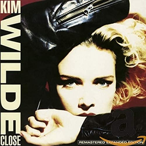 Kim Wilde’s “Close” CD cover featuring a portrait of the singer.