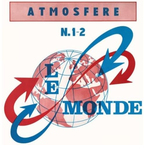 Album cover for “Atmosfere” by Kimball, featuring a stylized globe.
