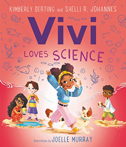 Book cover: "Vivi Loves Science" featuring a young Black girl and friends.