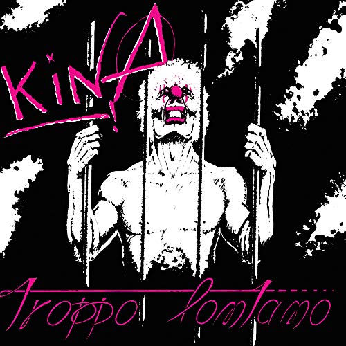Black and white album cover featuring a distressed, caged figure.
