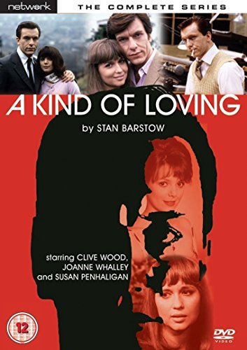 DVD cover for "A Kind Of Loving" featuring cast portraits and silhouettes.