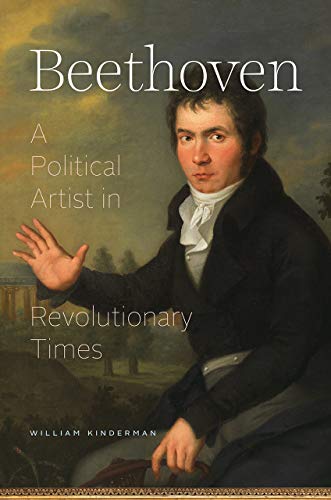 Book cover featuring a portrait of Ludwig van Beethoven in dark clothing.