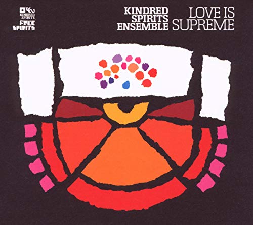 CD cover with abstract, colorful design of a stylized face.