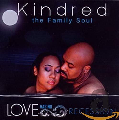 CD cover for Kindred The Family Soul’s “Love Has No Recession,” couple portrait.