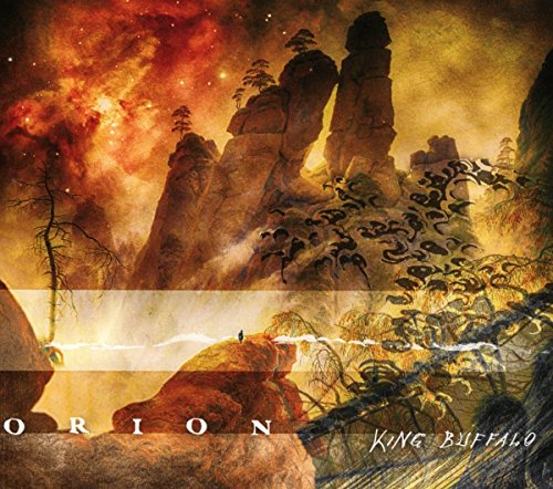 CD cover for King Buffalo’s “Orion” featuring a painted landscape.