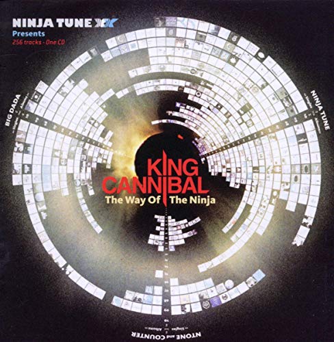 CD cover for King Cannibal’s “The Way Of The Ninja” with a red sun.