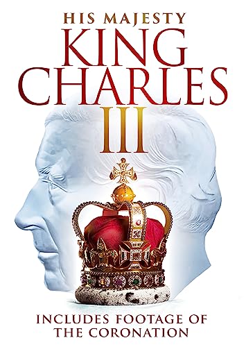DVD cover for "King Charles III" featuring a portrait and crown.