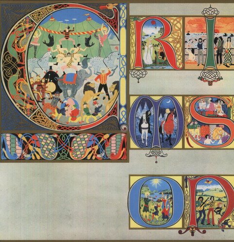 King Crimson’s “Lizard” album cover: illuminated letters with fantastical scenes.