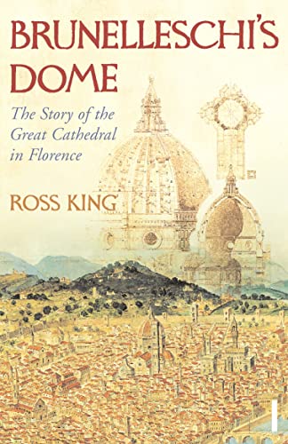 Book cover for Brunelleschi's Dome by Ross King featuring an illustration of Florence's cathedral.