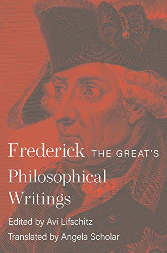 Book cover: portrait of Frederick the Great, red background, title text.