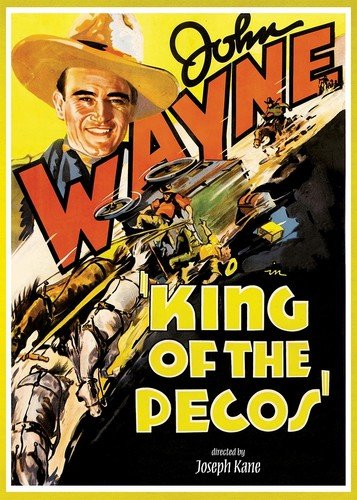 Vintage movie poster for "King of the Pecos" starring John Wayne.