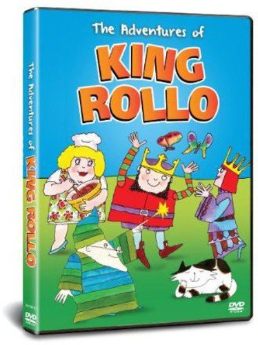 DVD cover for The Adventures of King Rollo featuring illustrated characters on a green field.