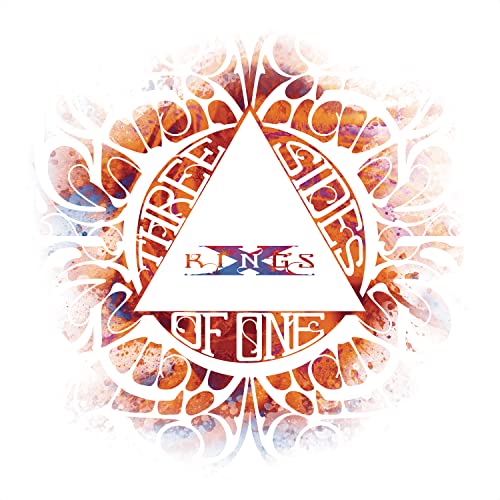 King's X - Three Sides of One" album cover with a white triangle design.