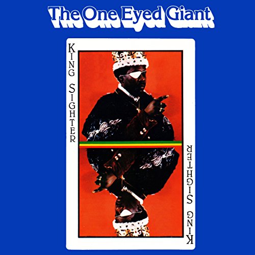 Vinyl album cover featuring a man in a crown against a red background.