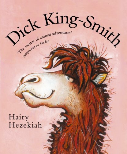 Book cover featuring an illustrated, hairy camel’s head and neck.