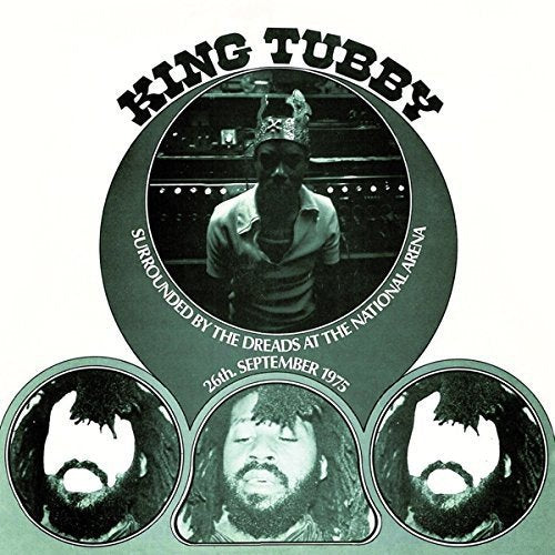 Album cover featuring King Tubby with dreadlocks, surrounded by circular portraits.