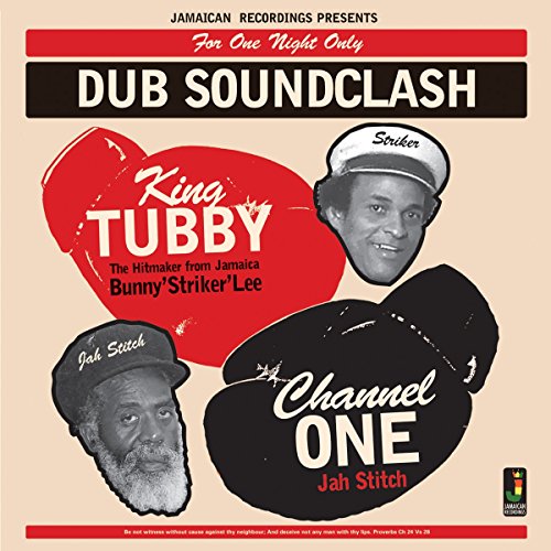 "Dub Soundclash" CD cover featuring portraits of two men and bold text on beige background.