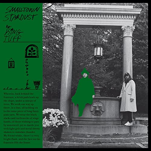 CD cover for King Tuff’s “Smalltown Stardust” featuring a green-tinted, surreal scene.