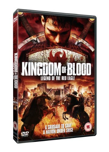 DVD cover for "Kingdom Of Blood" featuring a warrior and battle scene.