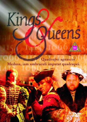 DVD cover for "Kings & Queens" featuring historical figures in costume.