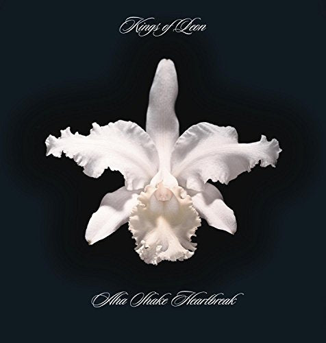Album cover for Kings of Leon’s “Aha Shake Heartbreak” featuring a white orchid.
