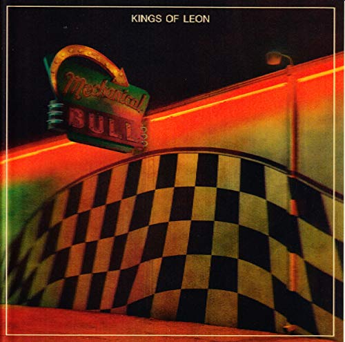 Kings of Leon album cover: a neon sign over a checkered arch.