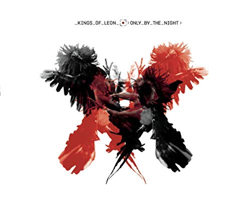 Kings of Leon album cover with abstract red and black bird imagery.