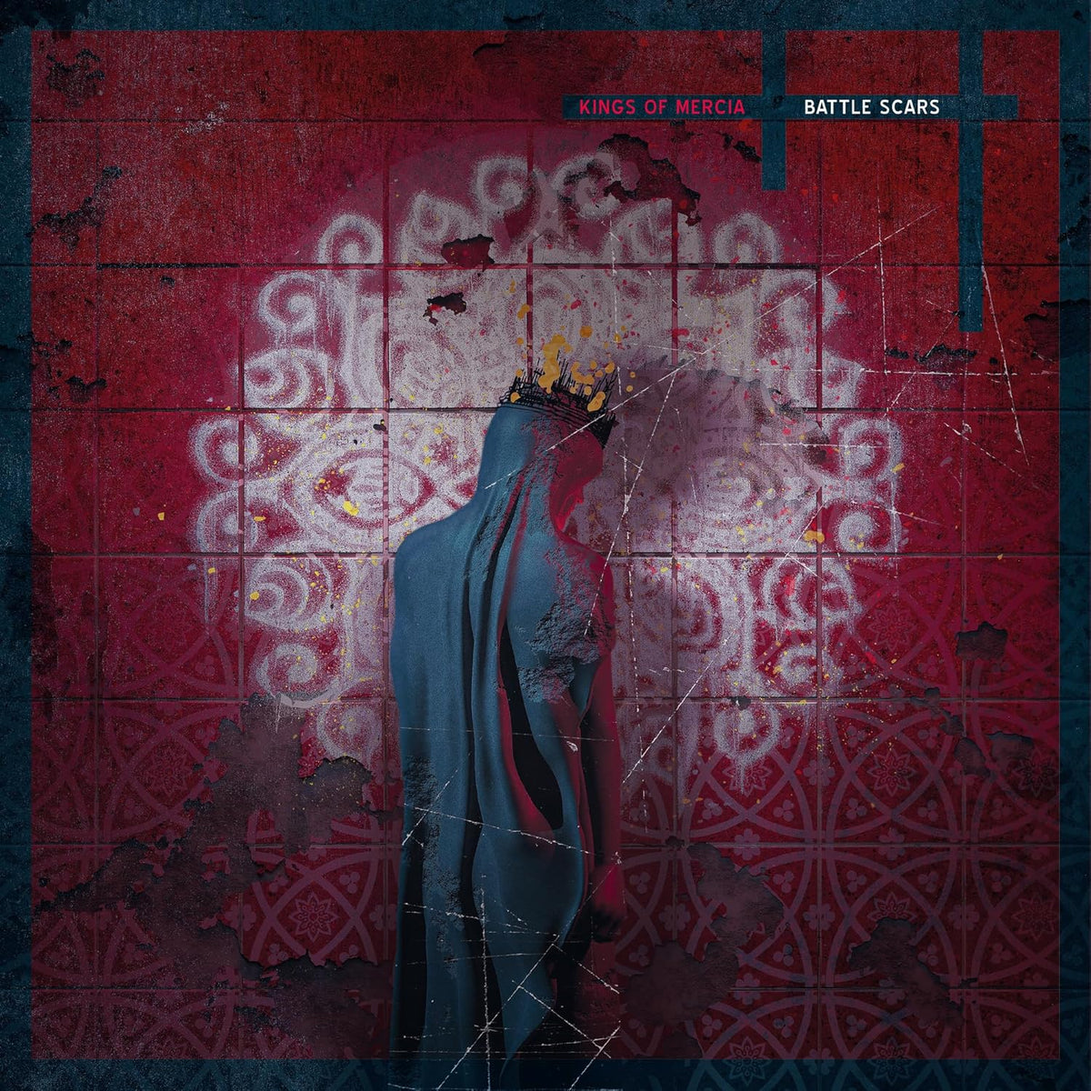 CD case for Kings Of Mercia’s “Battle Scars”, featuring likely band imagery.
