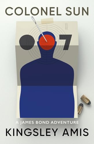 Book cover showing a blue silhouette, a target, and a needle on white background.
