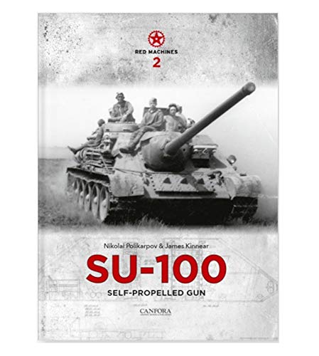 Vintage photo of a Soviet SU-100 self-propelled gun with crew.