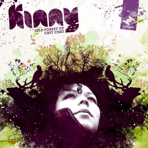 Album cover featuring a woman's face surrounded by foliage and birds.