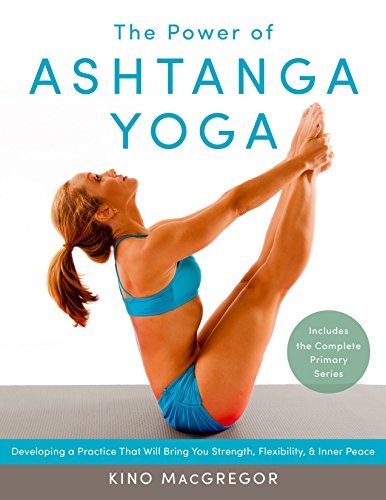 Book cover featuring a woman in a challenging yoga pose.