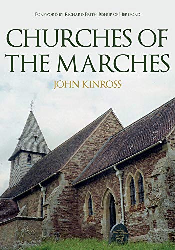 Book cover: “Churches of the Marches” with a church steeple image.