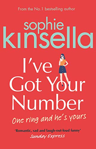 Book cover: "I've Got Your Number" by Sophie Kinsella, with illustrated woman.