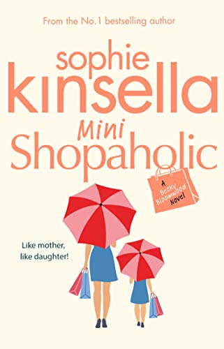 Book cover: "Mini Shopaholic" with illustration of women and shopping bags.