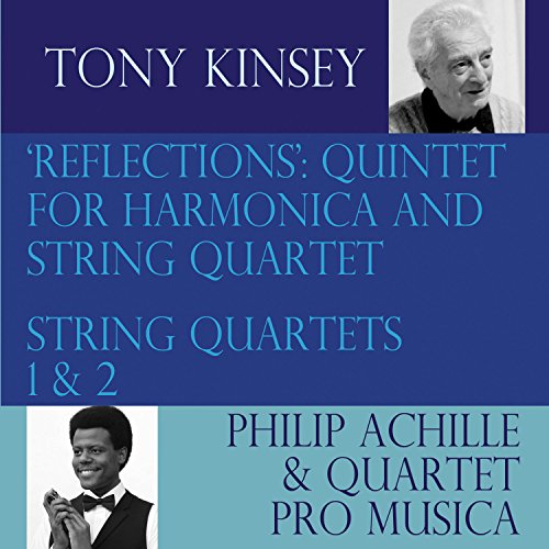 CD cover for Tony Kinsey’s “Reflections” featuring portraits of musicians.