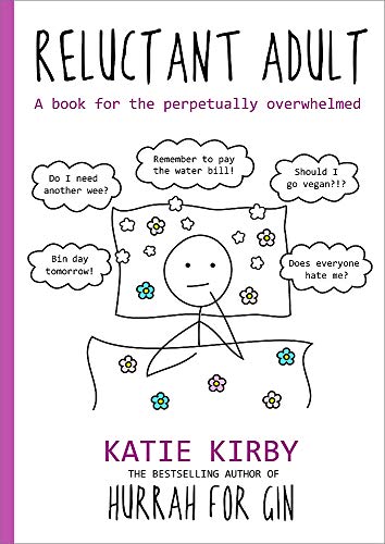Book cover with stick figure overwhelmed by thought bubbles and flowers.