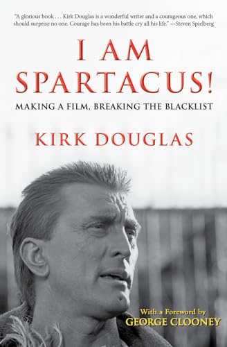 Book cover: "I Am Spartacus!" by Kirk Douglas, featuring his portrait.
