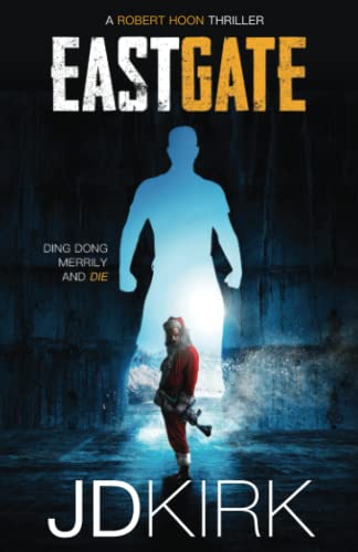Book cover showing a Santa Claus figure holding a rifle before a glowing silhouette.