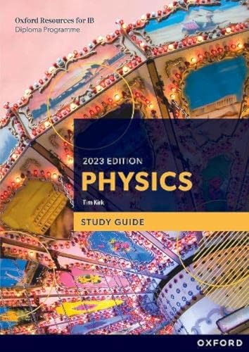 Oxford IB Diploma Programme Physics study guide cover with a carousel background image.