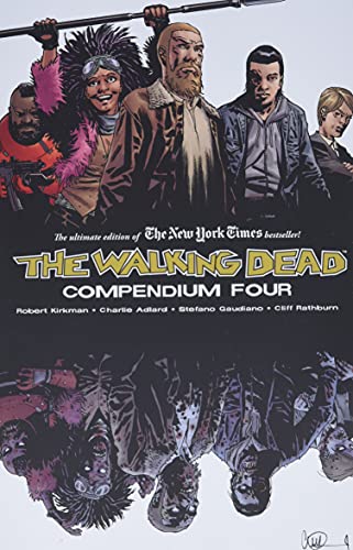Cover of "The Walking Dead Compendium Volume 4" featuring diverse characters.