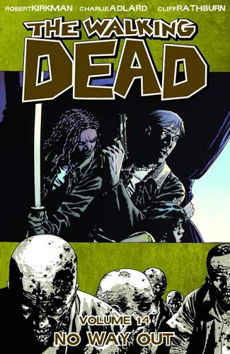 Comic book collection with black and grey cover featuring zombies and survivors in distress.