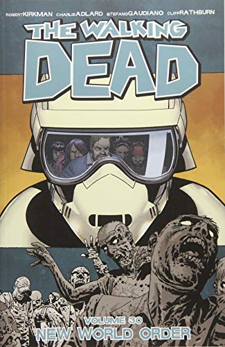 Comic cover featuring a person in a gas mask surrounded by zombies.