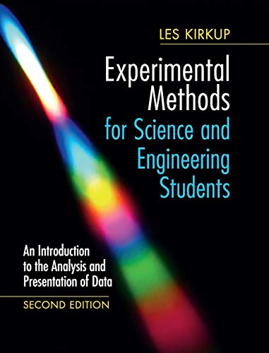 Book cover for Experimental Methods for Science and Engineering Students with a light spectrum.