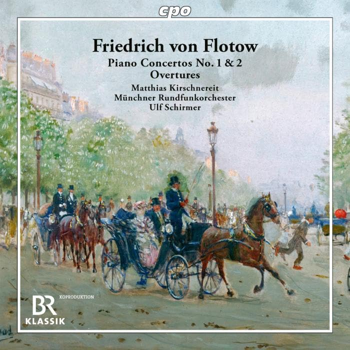 CD cover: 19th-century street scene with horse-drawn carriages and people.